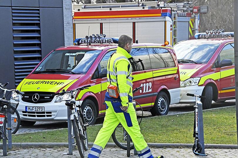 Im Sonderpädagogischen Förderzentrum München kam es am Mittwoch zu einem großen Rettungseinsatz.