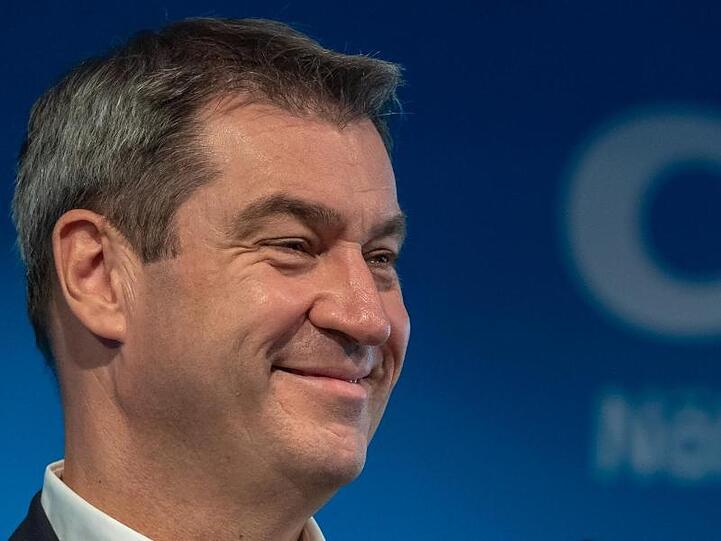 Markus Söder, CSU-Parteivorsitzender und Ministerpräsident von Bayern, nimmt an einer Pressekonferenz teil. Foto: Peter Kneffel/dpa/Archivbild