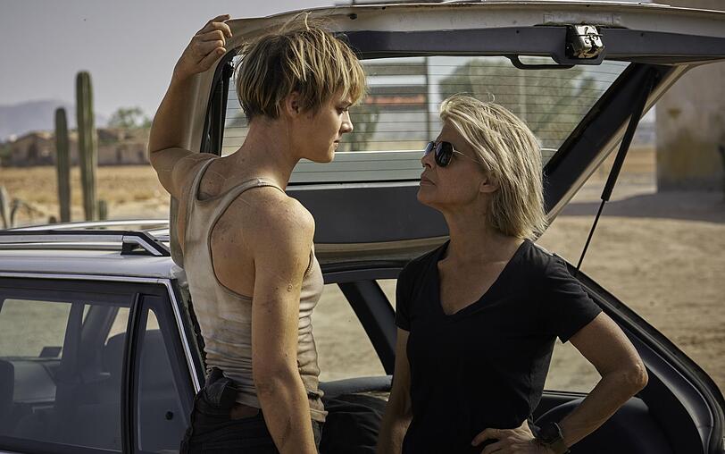 Diese Frauen wissen, sich zu wehren: Grace (Mackenzie Davis, links) und Sarah Connor (Linda Hamilton).