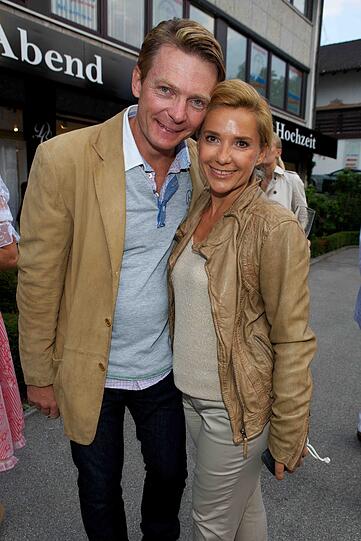 Christian Behr und Frau Stefanie bei der Fashion and Art Party im Dopino