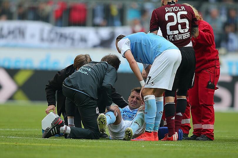 Erst umjubelter Torschütze beim 1:1-Ausgleich, dann Pechvogel: Gui Vallori verletzte sich gegen den 1. FC Nürnberg am Knie.