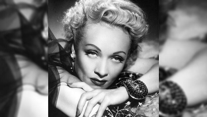 Das Foto zeigt die 1992 gestorbene Schauspielerin und Sängerin Marlene Dietrich Das Foto zeigt die 1992 gestorbene Schauspielerin und Sängerin Marlene Dietrich