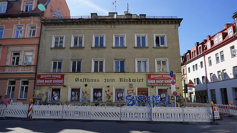Das "Döner-Haus" auf der Schwanthalerhöhe steht leer.