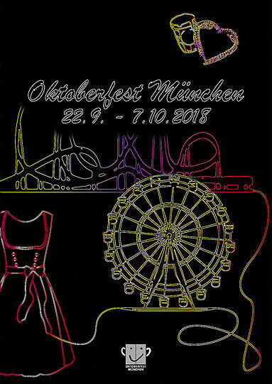 Oktoberfest-Plakat-Entwurf.