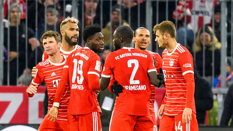 Der FC Bayern trennt sich von Eintracht Frankfurt mit 1:1.