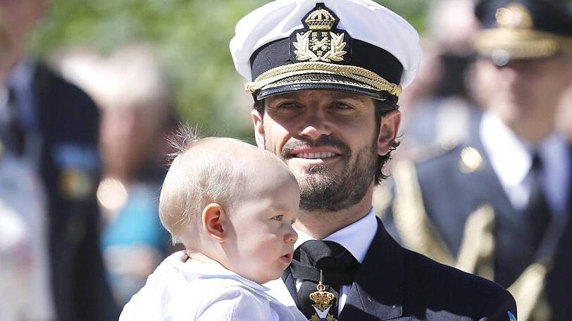 Seit dieser Aufnahme vor rund einem Jahr ist Prinz Carl Philips Sohn Gabriel ordentlich gewachsen