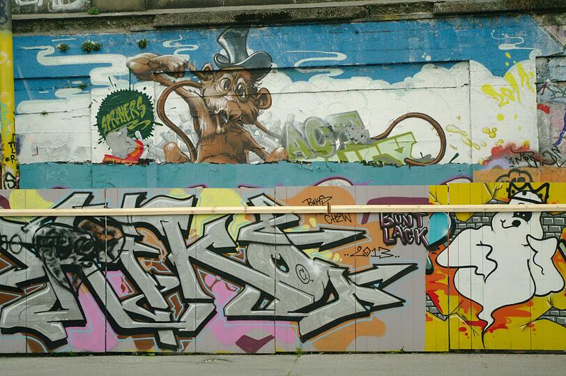 Von Subkultur bis Kunst - im Viertel gibt es alles.