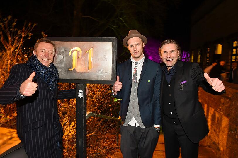 P1-Chef Franz Rauch, Geschäftsführer Sebastian Goller und Florian Oberndorfer