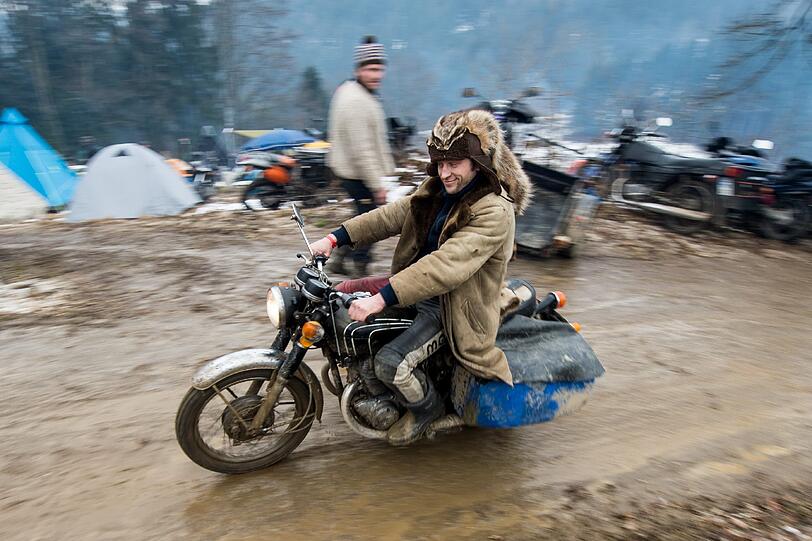 Am Wochenende treffen sich wieder Tausende Biker aus ganz Europa zum Elefantentreffen im Bayerischen Wald. Wie's da zugeht? Hier die Bilder vom letzten Jahr.