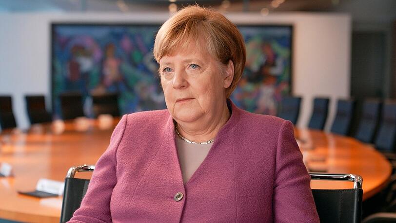 "Angela Merkel - Im Lauf der Zeit": Bundeskanzlerin Angela Merkel im Interview mit Dokumentarfilmer Torsten Körner.
