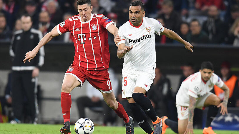 Robert Lewandowski: Note 4 - Wurde von den Sevillanos teilweise extrem hart gefoult. Rappelte sich immer wieder auf. Und er köpfte gefährlich aufs Tor (7., 49.). Traf diesmal nicht.