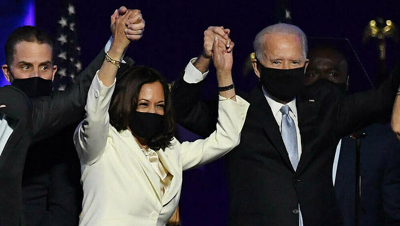 Kamala Harris und Joe Biden sind die "Personen des Jahres" Kamala Harris und Joe Biden sind die "Personen des Jahres"