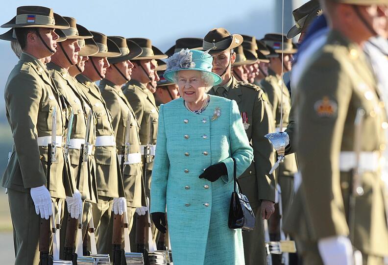Die Bilder vom Besuch der Queen in Australien