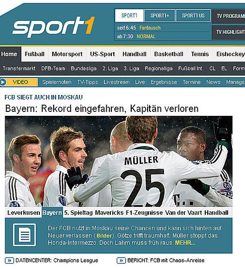 Sport1: "Rekord eingefahren, Kapitän verloren!"