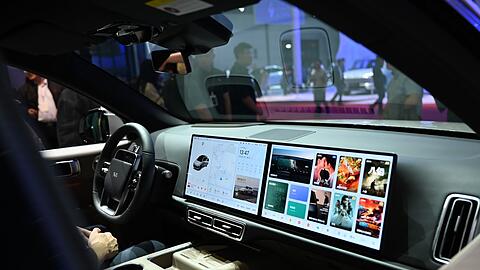 Der Trend in China geht zu Autos mit viel Enterntainment.