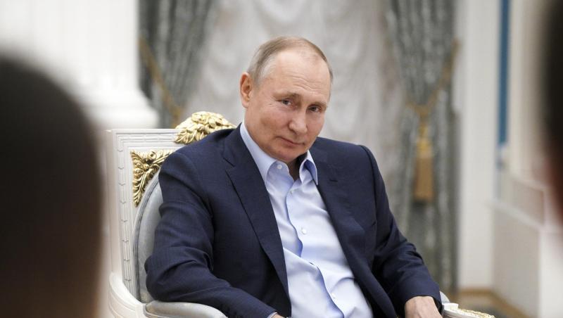 Russlands Präsident Wladimir Putin am vergangenen Donnerstag während einer Veranstaltung im Kreml.