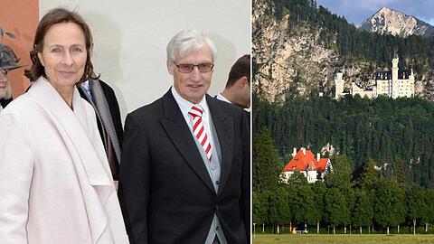 Luitpold Prinz von Bayern und Ehefrau Kathrin Beatrix haben ein neues Zuhause. Die Wittelsbacher ziehen ins Schloss Bullachberg unterhalb von Neuschwanstein.