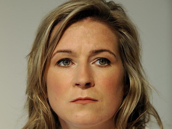 Sauer auf Friesnger: Claudia Pechstein.