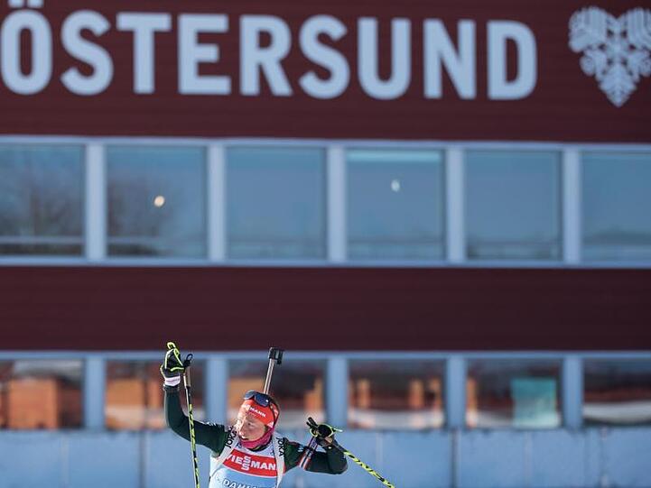 Laura Dahlmeier ist bei der Biathlon-WM in Östersund die deutsche Hoffnungsträgerin.