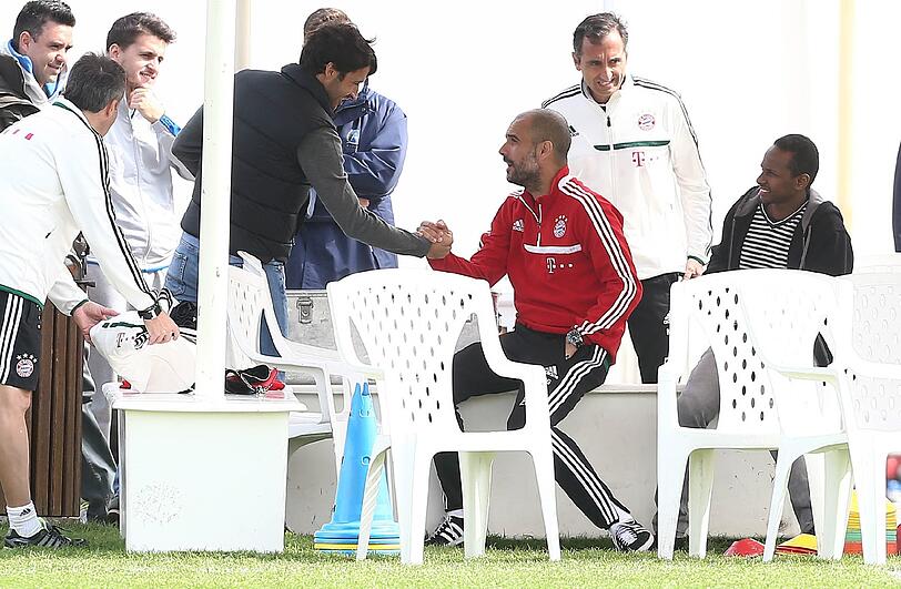 Ein kleiner Alaba-Schock, Guardiola trifft Raul: Der 8. Tag im Trainingslager des FC Bayern - Die Bilder.