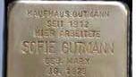 Der Stolperstein für die Münchnerin Sofie Gutmann wurde auf privatem Grund verlegt. Der Stolperstein für die Münchnerin Sofie Gutmann wurde auf privatem Grund verlegt.