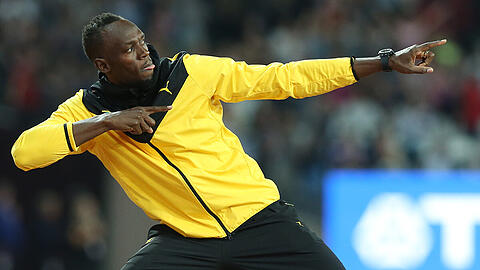 Hält die Weltrekorde über 100 und 200 Meter: Der kürzlich zurückgetretene Usain Bolt.