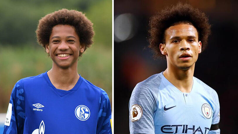 Leroy Sané (r.) und sein kleiner Bruder Sidi. Sie würde der FC Bayern am liebsten beide verpflichten.