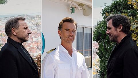 Konnten sich Richy M&uuml;ller (l.) und Felix Klare (r.) im "Tatort" gegen Florian Silbereisen und sein "Traumschiff" behaupten?