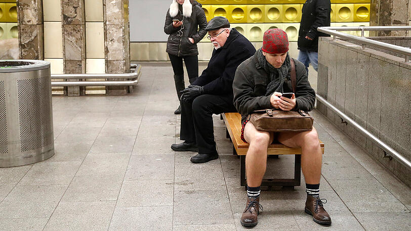 Berlin, London, Prag, New York: Auf der ganzen Welt fuhr man am Sonntag ohne Hose in der U-Bahn. Die Bilder der globalen Aktion.