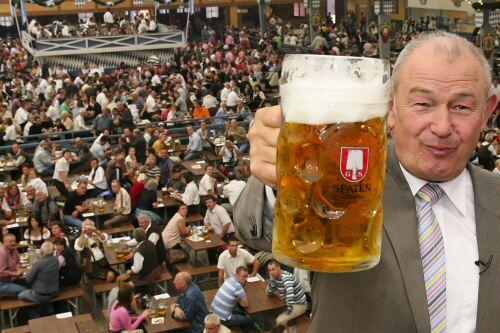 Die Wiesn-Musiker haben Günther Becksteins Promille-Rede dankbar aufgegriffen.