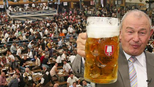 Die Wiesn-Musiker haben Günther Becksteins Promille-Rede dankbar aufgegriffen.