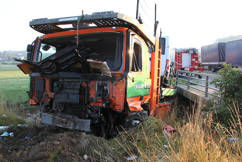 Bilder vom Unfallort.