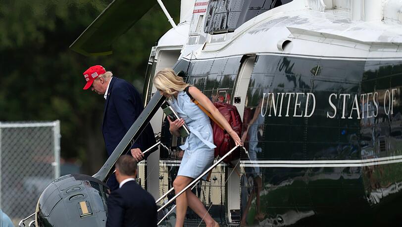 Natalie Harp ist oft an Trumps Seite zu sehen (Archivbild).
