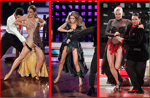 Heiß und verrucht: Stefanie Hertel, Mandy Capristo & Magdalena Brzeska.