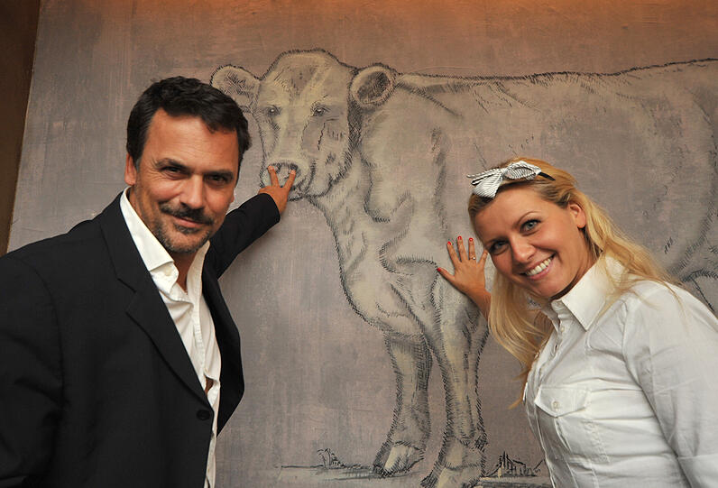 Marcus Grüsser mit Frau Jessica Boehrs