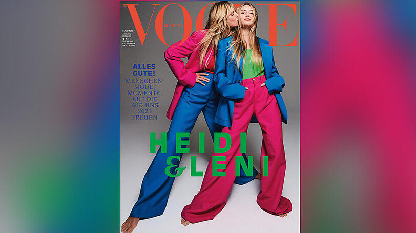 Heidi und Leni Klum zieren das Cover der deutschen "Vogue".