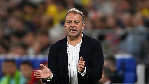 Gibt seinen Kader für das erste Spiel in der EM-Saison bekannt: Bundestrainer Hansi Flick.