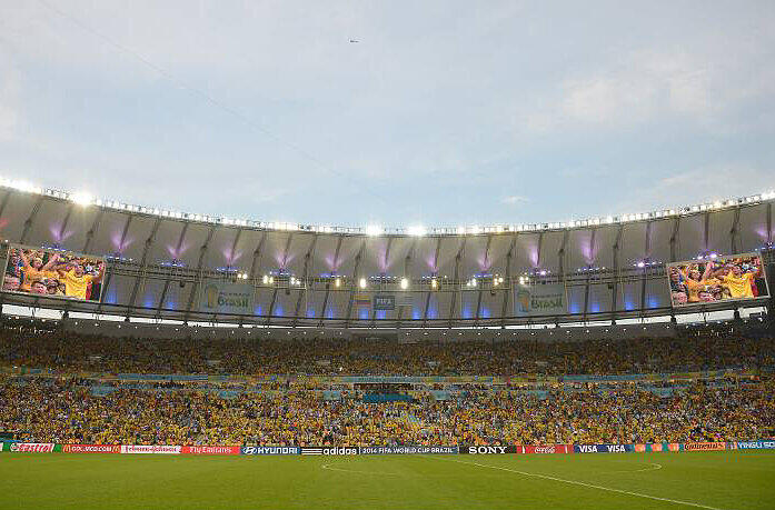 Überwältigende Atmosphäre. Das Maracana in Rio de Janeiro.