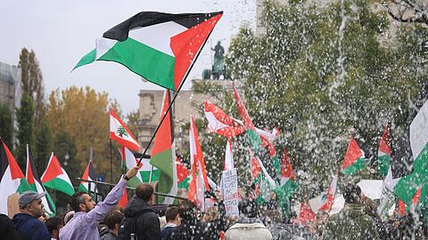 Nach dem Anschlag der Hamas gab es vielerorts propalästinensische Demonstrationen. (Illustration).
