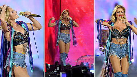 Helene Fischer trat am Freitag im Olympiastadion in München auf und lieferte ein Show-Feuerwerk ab. Die Bilder vom Konzert.