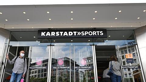 Eine Filiale von Karstadt Sports an der Frankfurter Hauptwache.