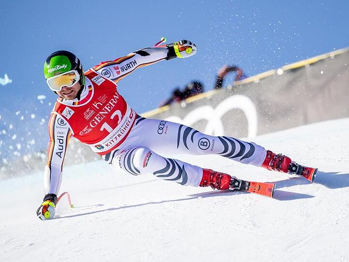 Thomas Dreßen fuhr beim Super-G in Kitzbühel nur auf Rang 17.