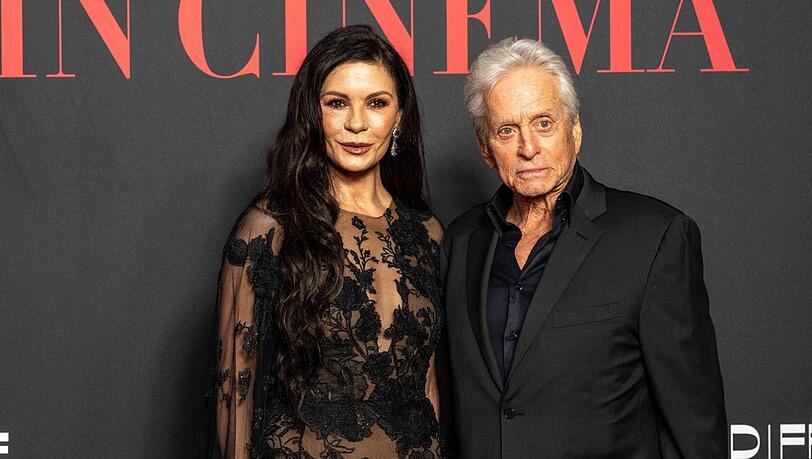 Catherine Zeta-Jones und Michael Douglas in einer Aufnahme aus dem vergangenen Jahr. Catherine Zeta-Jones und Michael Douglas in einer Aufnahme aus dem vergangenen Jahr.