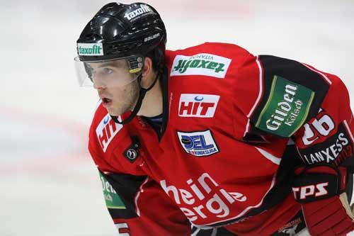 Sören Sturm im Dress der Kölner Haie