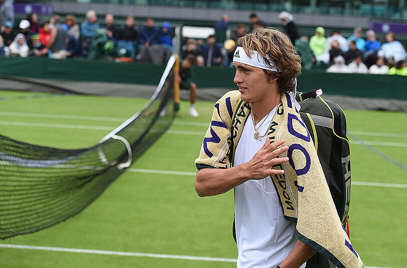 Aktuell der beste deutsche Tennisspieler: Der Hamburger Alexander Zverev.