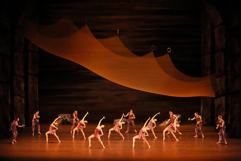 Das Ensemble in "Spartacus".