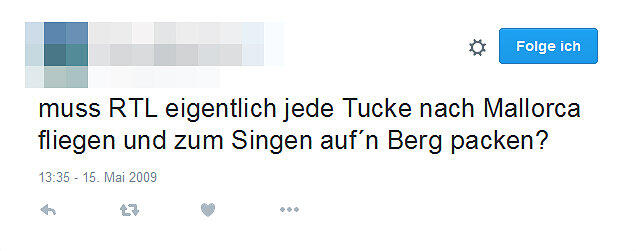 Berechtigte Frage - aber wer hat sie gestellt? Dieser erste Tweet stammt von...