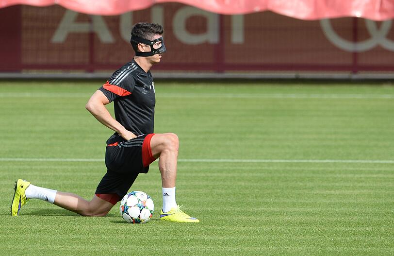 Die Bilder vom Abschlusstraining der Bayern vor dem Barca-Spiel!