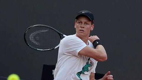 Jannik Sinner tritt nach seiner Dopingsperre in Rom erstmals wieder an.
