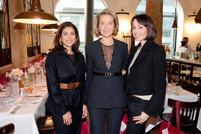 Yasmin Hemmerle, Katrin Gräfin von Hallwyl und Irina Kull Yasmin Hemmerle, Katrin Gräfin von Hallwyl und Irina Kull
